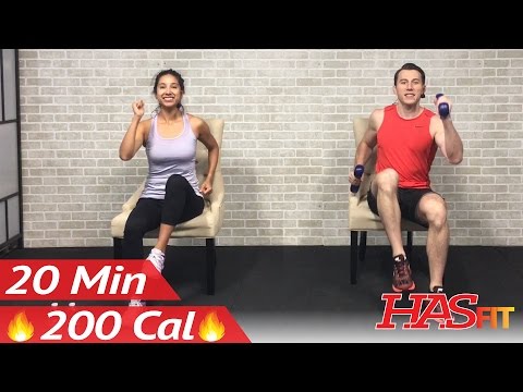 20 Min Chair Exercises Sitting Down Workout – Seated Exercise for Seniors, Elderly, & EVERYONE ELSE