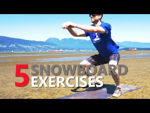 5 Snowboard Exercises for Beginner Training