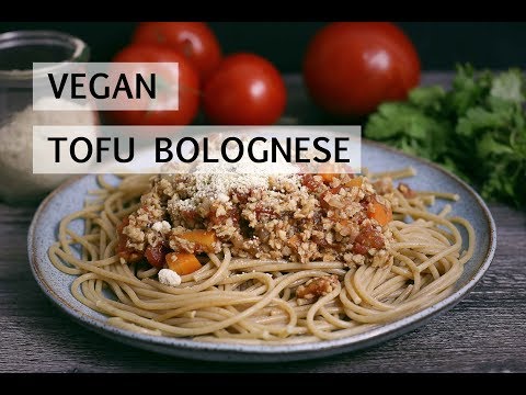 Vegan Tofu Bolognese | Fitness Recipe