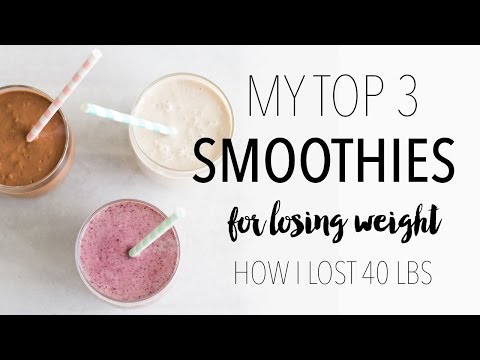 My Top 3 Weight Loss Smoothie Recipes | How I Lost 40 Lbs