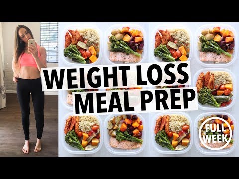 WEIGHT LOSS MEAL PREP FOR WOMEN (1 WEEK IN 1 HOUR)