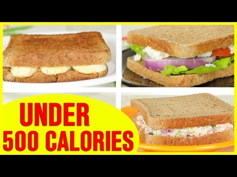 3 Healthy Sandwich Recipes, Healthy Recipes For Weight Loss