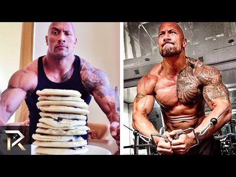 Dwayne Johnson's INSANE Diet and Workouts That Make Him RIPPED