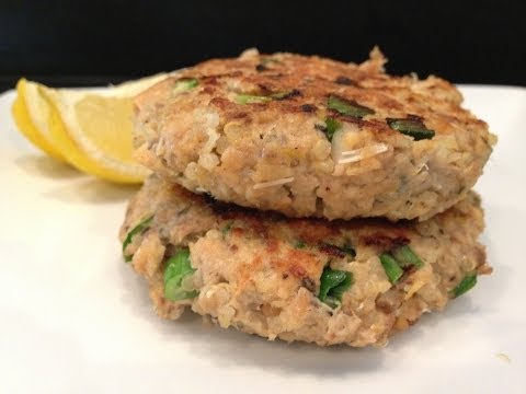 Quinoa Salmon Patty Recipe – HASfit Salmon Quinoa Recipes – Canned Salmon Recipe Patties
