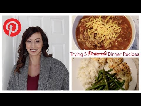 Trying 5 Pinterest Dinner Recipes | Cook with Me | Pinterest Win or Fail