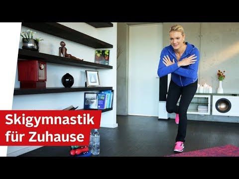 Skigymnastik Übungen für Zuhause: Ski Fitness Workout mit Maria Höfl-Riesch – OTTO