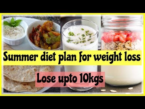 Summer diet plan for weight loss 2019 | Lose 10kgs fast | Summer weight loss diet |Azra Khan Fitness