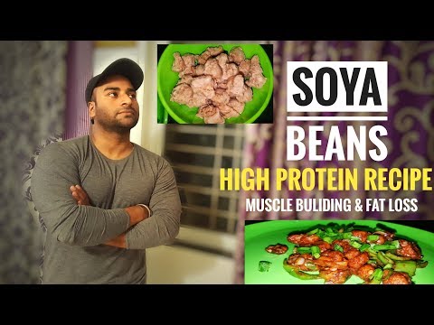 Soya beans | muscle buliding Protein Recipe | Soya chunks protein | Muscle Rappid Harry Fitness adda