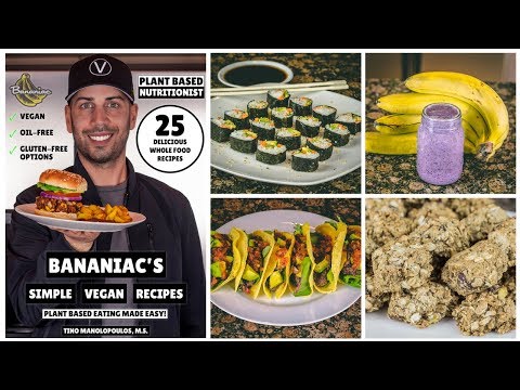 Bananiac's Simple Vegan Recipes eBook | 6 Year Vegan Anniversary
