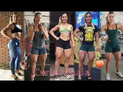 Carla Inhaia | Fitness Model; Get Bigger LEGS, Strengthen Legs, Glute Kickbacks!