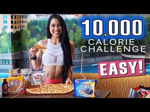 10,000 CALORIE CHALLENGE DESTROYED! | GIRL SCIENTIST VS FOOD | EPIC CHEAT DAY