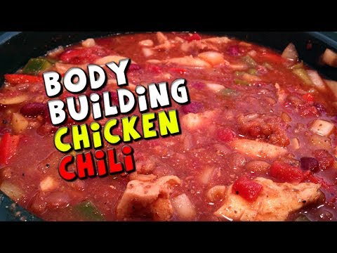 Bodybuilding Chicken Chili Recipe! (Low Fat + High Protein!)