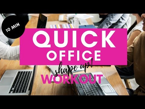 10 Min Office Workout Exercises – Quick Office Workout Routine – 1 workout a day
