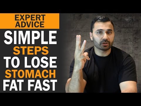 Simple Steps to LOSE STOMACH FAT Fast! (Hindi / Punjabi)
