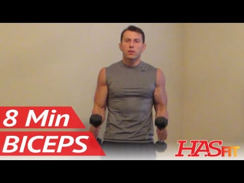 8 Minute Blasting Biceps Workout at Home – Bicep Exercises with Dumbbell – Biceps Work Out Training