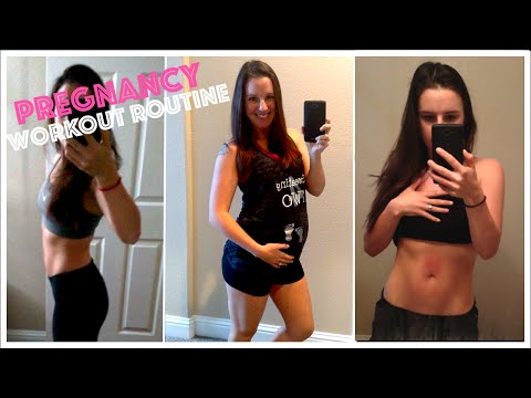 My Pregnancy Workout Routine | 1st + 2nd Trimester Prenatal Fitness and Exercise