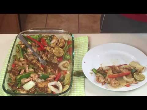 Chicken and Shrimp Fajitas (CwR Ep 3 )