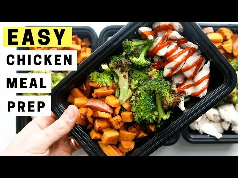 EASY Chicken Meal Prep FOR WEIGHT LOSS | How To Meal Prep Chicken, Broccoli, and Sweet Potatoes