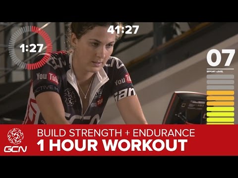 Power + Endurance Workout – 60 Minute Strength Building Indoor Cycling Training