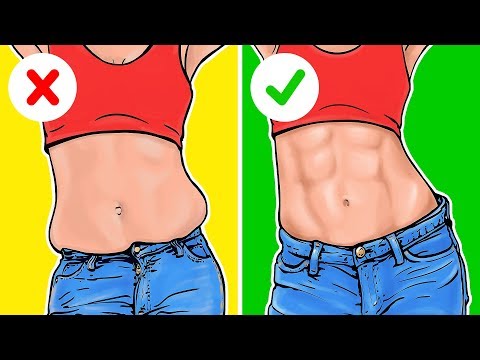 7 Easy Exercises for a Flat Stomach and Small Waist
