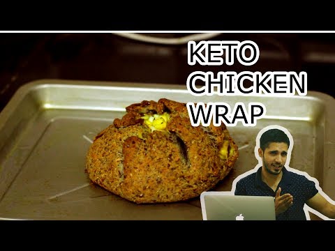 Keto Chicken Wrap | Keto Recipes | Ketogenic Diet India