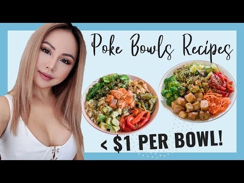 Budget DIY Poke Bowl | $1 & Up Healthy Poke Bowl Recipes