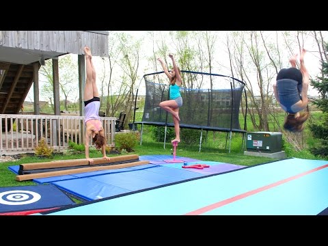 Home Gymnastics Equipment and Tumbling!