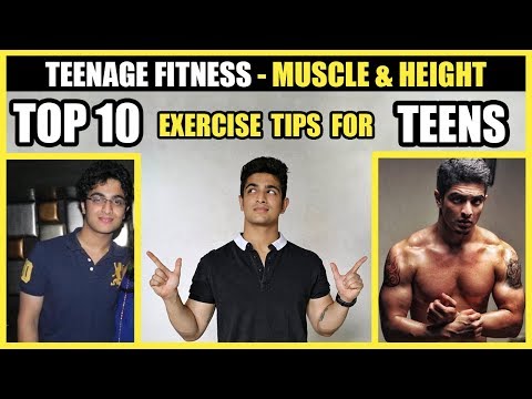 TOP 10 Fitness Tips for TEENS – Build Muscle + Get Taller | BeerBiceps Teenage Fitness