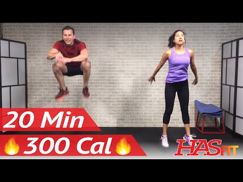 20 Minute HIIT Home Cardio Workout Without Equipment – Full Body HIIT Workout No Equipment at Home