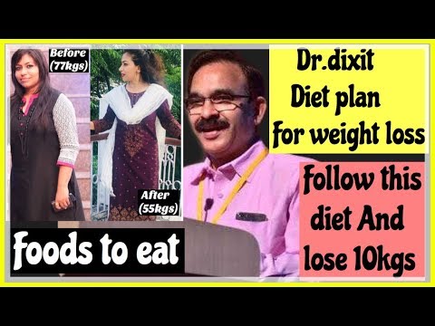 DR.DIXIT EFFORTLESS WEIGHT LOSS DIET PLAN | Lose 10kgs fast | Diet plan to follow |Azra Khan Fitness