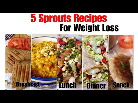 5 sprouts recipes for weight loss | How to make sprouts salad, Oats &  Sprouts, roll | lose weight
