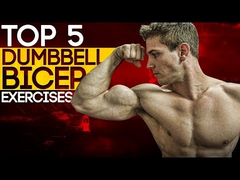 Top 5 Dumbbell Bicep Exercises! Build Muscle & Strength!