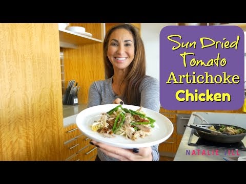Sun Dried Tomato Chicken Artichoke Recipe | Natalie Jill