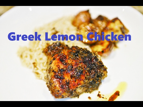 Greek Garlic lemon chicken recipe – How to make Greek style roast chicken
