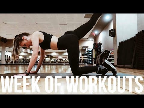 FULL WEEK OF WORKOUTS | Monday – Friday Fitness Routine (vlog)