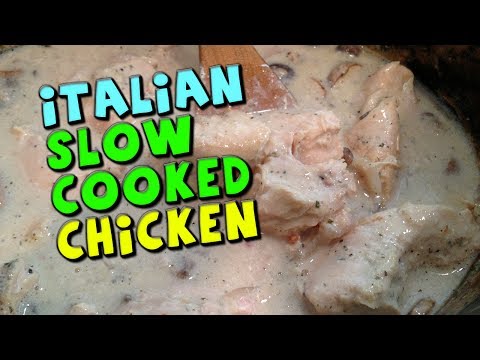 Italian Slow Cooked Chicken Recipe (Low Fat/High Protein)