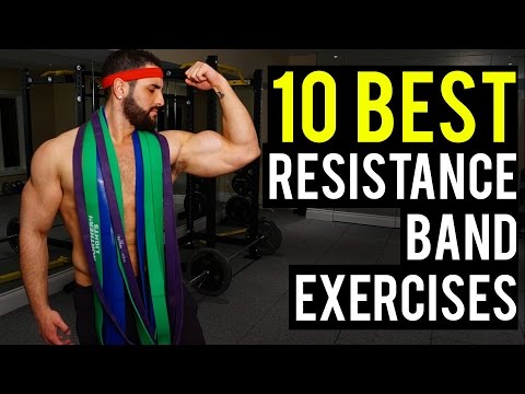 10 Best Resistance Band Exercises to Build Muscle (Target Every Muscle!!)