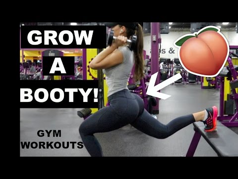 GROW a BOOTY and TONE  legs – GYM workouts Weights and Machines !!