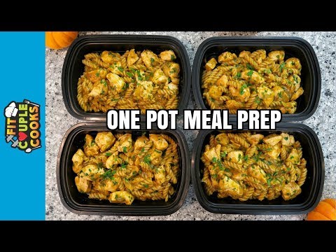 How to Meal Prep – Ep. 61 – ONE POT CHICKEN PUMPKIN PASTA ($2.50/Meal)