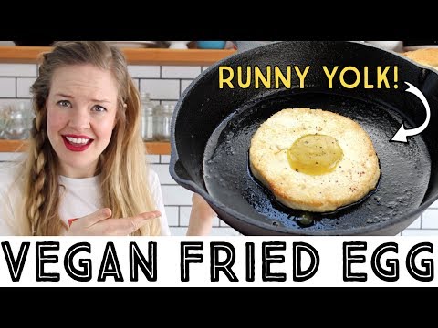 Vegan Fried Egg – with a runny vegan egg yolk!