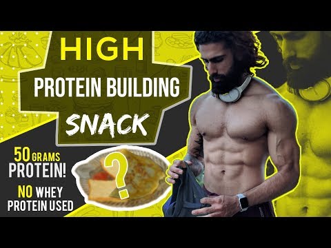 HIGH PROTEIN BODYBUILDING SNACK IN 10 Mins (Quick and Easy) | Muscle Building Recipes