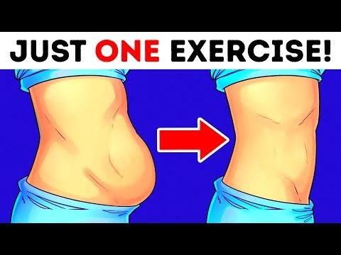 Only One Simple Exercise to Lose Back and Belly Fat Fast