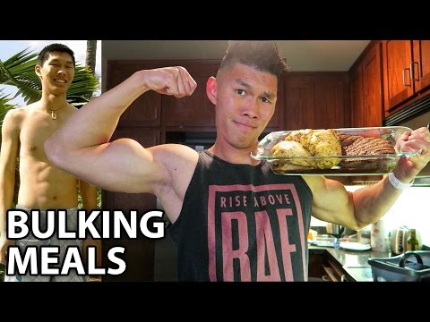 MY BULKING DIET MEALS TO GAIN MUSCLE – Life After College: Ep. 446