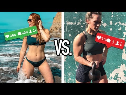 Instagram Experiment: What gets More Likes? Fitness Model Edition