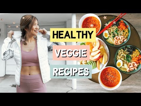 What I Eat in A Day! Healthy Vegetarian Ideas!