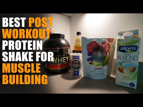 Best Homemade Post-Workout Protein Shake For Muscle Building *secret ingredient*
