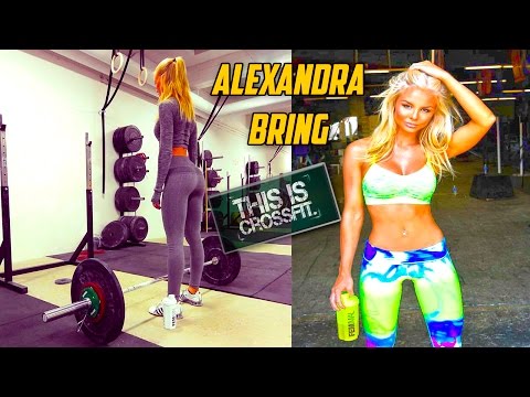 ALEXANDRA BRING – Fitness Model: Crossfit Workouts to Tone Legs and Butt # Sweden