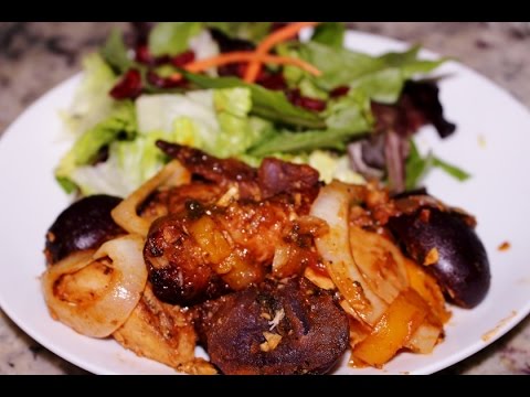 Meal Prep Food Healthy Stew Chicken  For Fitness Food