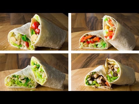 4 Healthy Tortilla Wraps Recipe