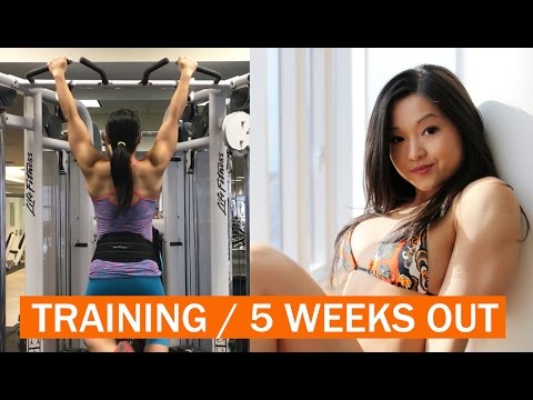 Strong Woman Heavy Lifting / Bodybuilding 5 Weeks Out Final (EAT Not Diet – Mimi Bonny)